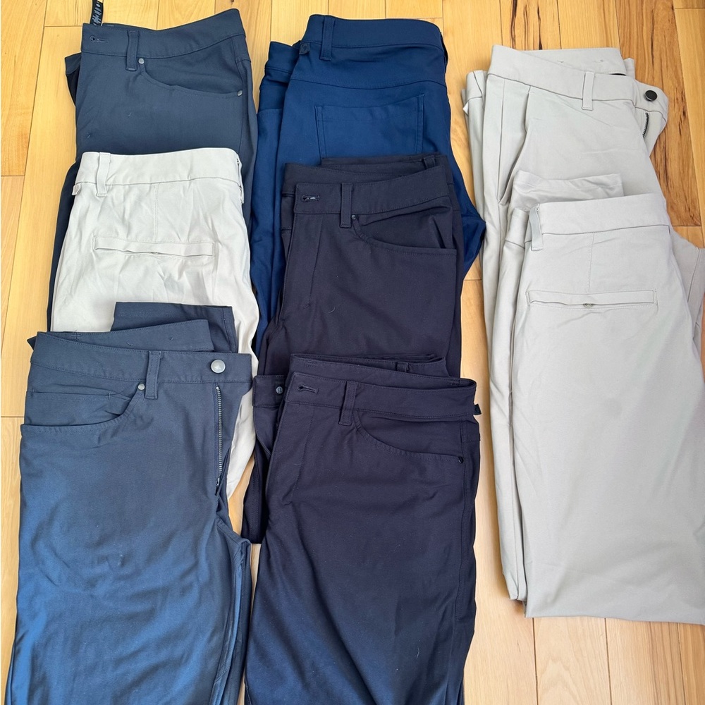 Men’s lululemon ABC pants (8 pairs)
